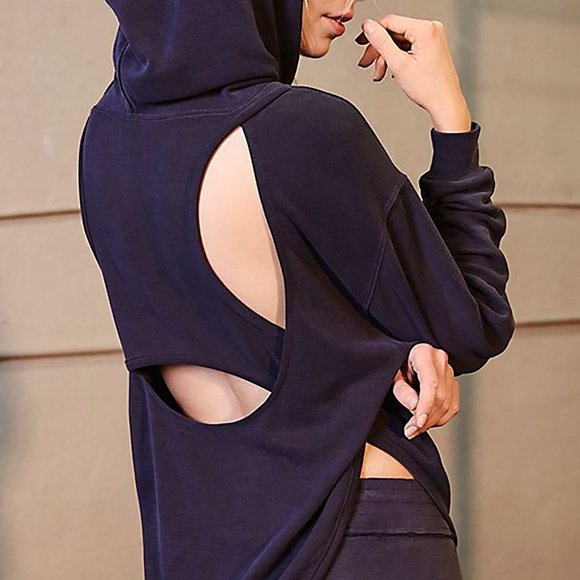 Free People Tops - 🎉LAST CHANCE🎉 NWT FP Movement Back Into It Hoodie / Black